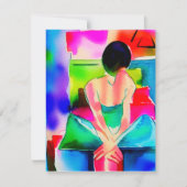 Kunst van de kaartjes van de Nota van de Procratie (Voorkant)