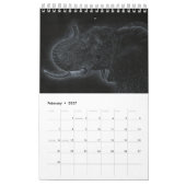 Kunst van de kalender van Liesel Bendio Potter (Feb 2027)