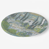  kunst van de Kerk in Cassone (Italiaans landschap Papieren Bordje (Gekanteld)