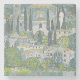  kunst van de Kerk in Cassone (Italiaans landschap Stenen Onderzetter