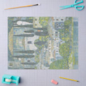  kunst van de Kerk in Cassone (Italiaans landschap Tissuepapier (Craft)