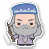 Kunst van de kunsttekenfilm Dumbledore Sticker (Voorkant)