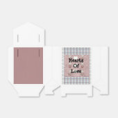 Kunst van de liefde drie bedankdoosjes (Uitgevouwen)