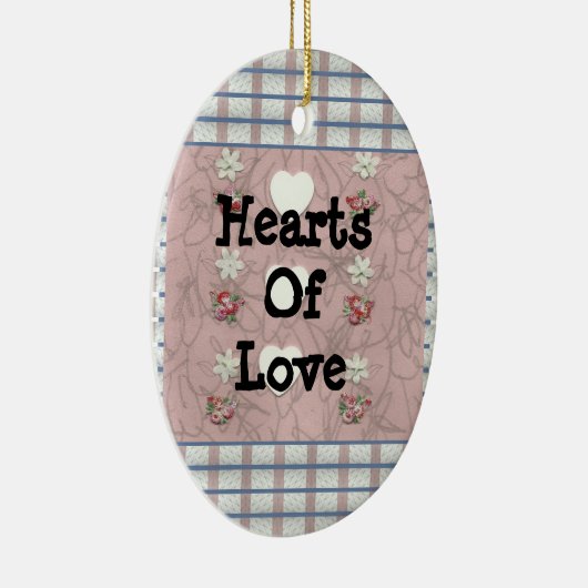 Kunst van de liefde drie keramisch ornament (Rechts)