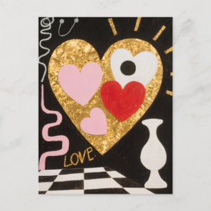 Kunst van de liefde feestdagenkaart