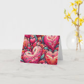 Kunst van de liefde kaart (Gele Bloem)