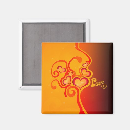 Kunst van de liefde magneet (Voorkant / Achterkant)