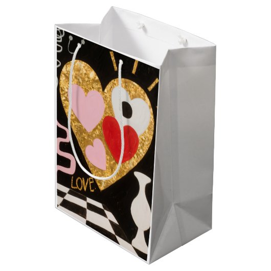 Kunst van de liefde medium cadeauzakje (Achterkant Gekanteld)