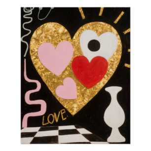 Kunst van de liefde perfect poster