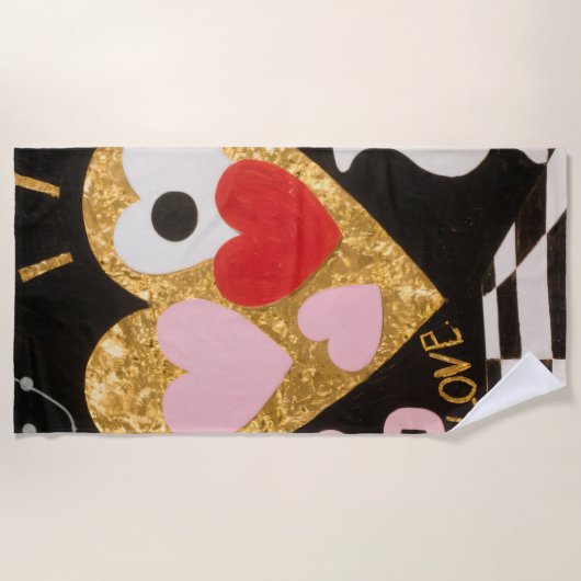 Kunst van de liefde strandlaken (Voorkant)