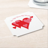 Kunst van de liefde van Janz Kartonnen Onderzetters (Gekanteld)