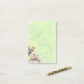 Kunst van de lieve bloemenfeeën post-it® notes (Op bureau)