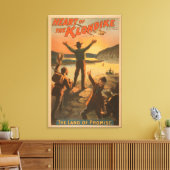 Kunst van de mijnbouw Klondike "Promise Land" Canvas Afdruk (Insitu (Woonkamer))