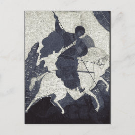 Kunst van de Oosters-orthodoxe icoon van Sint-Jori Briefkaart