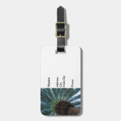 Kunst van de palmboom bagagelabel (Voorkant verticaal)