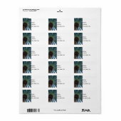 Kunst van de palmboom etiket (Full Sheet)
