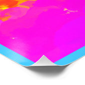 Kunst van de Patronen van Trendy en Timeless Cloud Perfect Poster (Hoek)