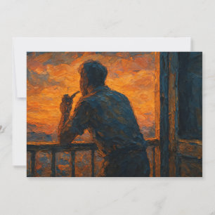 Kunst van de Pijp (Geluk #3) Feestdagenkaart
