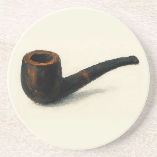 Kunst van de Pijp Zandsteen Onderzetter (Voorkant)