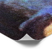 Kunst van de pulp van de treintcabine poster (Hoek)