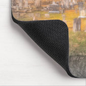 Kunst van de slaapkamerbegraafplaats muismat (Hoek)