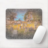 Kunst van de slaapkamerbegraafplaats muismat (Met muis)