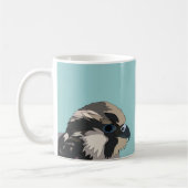 Kunst van de Slechtvalk Vogel Koffiemok (Links)