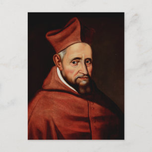 Kunst van de St. Robert Bellarmine Romeinse biblio Briefkaart
