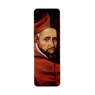 Kunst van de St. Robert Bellarmine Romeinse biblio Etiket