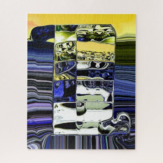 Kunst van de toekomstige levenseenheid legpuzzel (Verticaal)