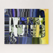Kunst van de toekomstige levenseenheid legpuzzel (Horizontaal)