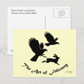 Kunst van de valkerij - Harris Haviken Briefkaart (Voorkant / Achterkant)