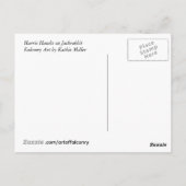 Kunst van de valkerij - Harris Haviken Briefkaart (Achterkant)