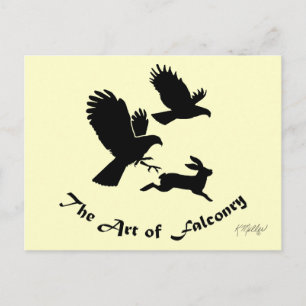 Kunst van de valkerij - Harris Haviken Briefkaart