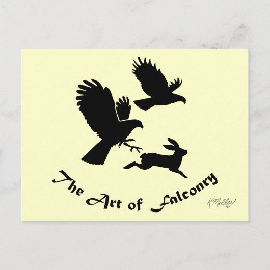 Kunst van de valkerij - Harris Haviken Briefkaart (Voorkant)