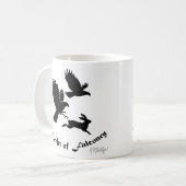Kunst van de valkerij - Harris Haviken Koffiemok (Voorkant links)