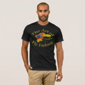 Kunst van de vliegvisserij t-shirt (Voorkant volledig)