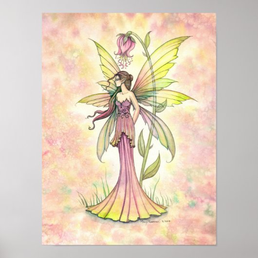 Kunst van de Waterverf van de lentevloerklep Fanta Poster (Voorkant)