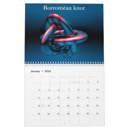 Kunst van de wetenschap #4 kalender (Jan 2026)