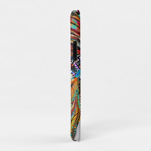 Kunst van de witte wolf Case-Mate iPhone case (Achterkant/rechts)