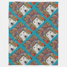 Kunst van de witte wolf