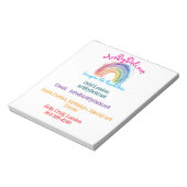Kunst van Debi, papier Notitieblok (Linkerzijde)