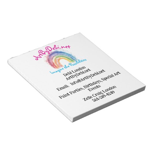 Kunst van Debi, papier Notitieblok (Schuin)