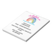 Kunst van Debi, papier Notitieblok (Linkerzijde)