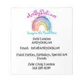 Kunst van Debi, papier Notitieblok (Voorkant)