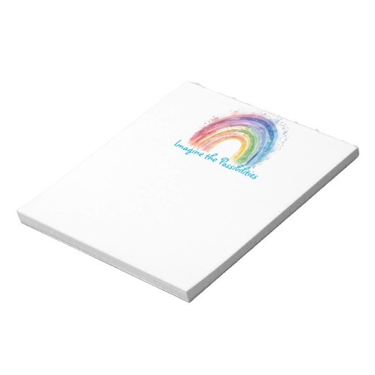 Kunst van Debi, Rainbow Notitieblok (Linkerzijde)