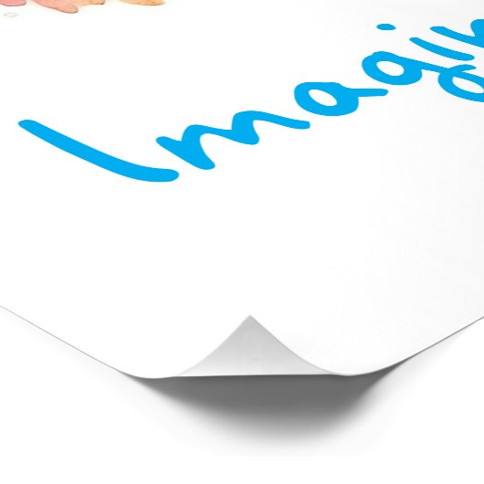 Kunst van Debi, Rainbow Perfect Poster (Hoek)