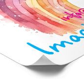 Kunst van Debi, Rainbow Poster (Hoek)