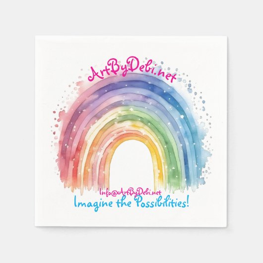 Kunst van Debi, Rainbow Servet (Voorkant)