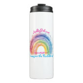 Kunst van Debi, Rainbow Thermosbeker (Voorkant)